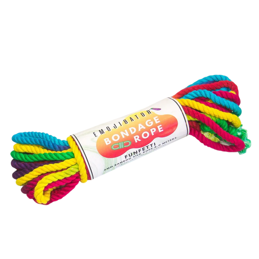 Funfetti Rainbow Bondage Rope