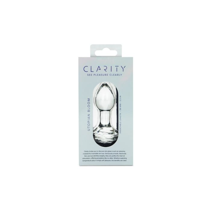 Clarity - Glass Dildo - Utopian Bloom