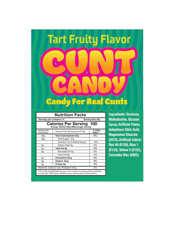 CUNT CANDY, 3oz BAG