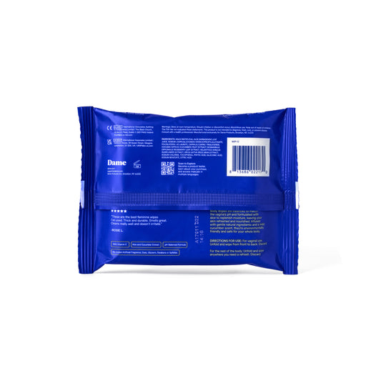 Dame Aloe & Cucumber Body Wipes 12pk