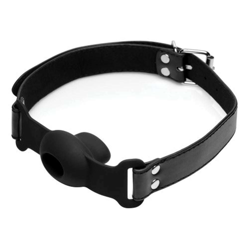 Strict Hollow Silicone Gag *