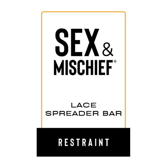 Lace Spreader Bar - Black