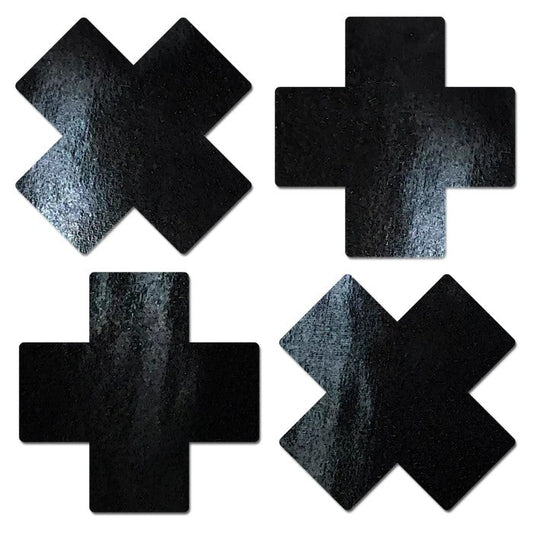 Petite Plus X: Patent Leather Fetish Vinyl Cross