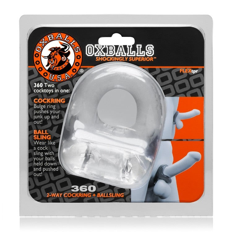 360, DUAL USE COCKRING - CLEAR