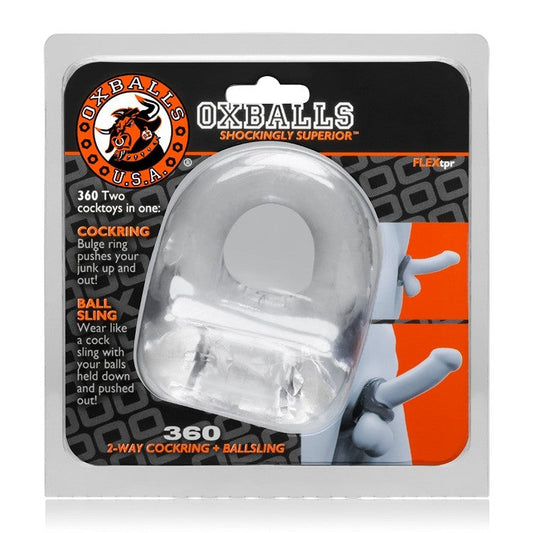 360, DUAL USE COCKRING - CLEAR