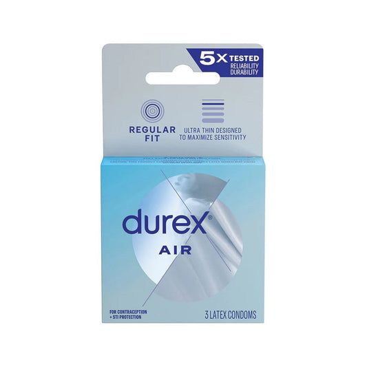 Durex Air Condoms Regular Fit Ultra Thin - 3 pk