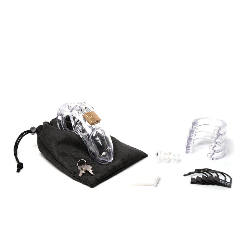 CB-6000 Cock Cage Kit - Clear
