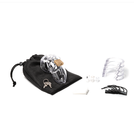 CB-6000S Cock Cage Kit - Clear