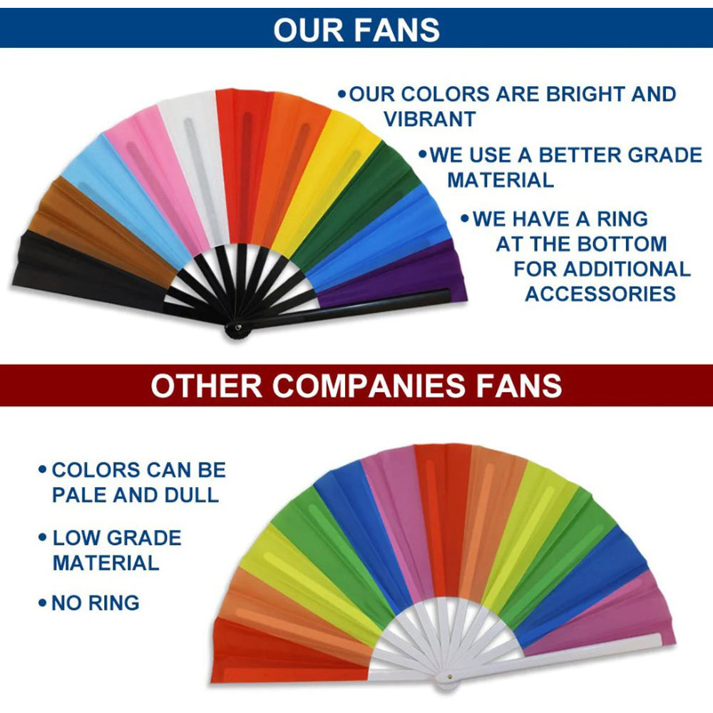Transgender Pride X-Large Hand Fan