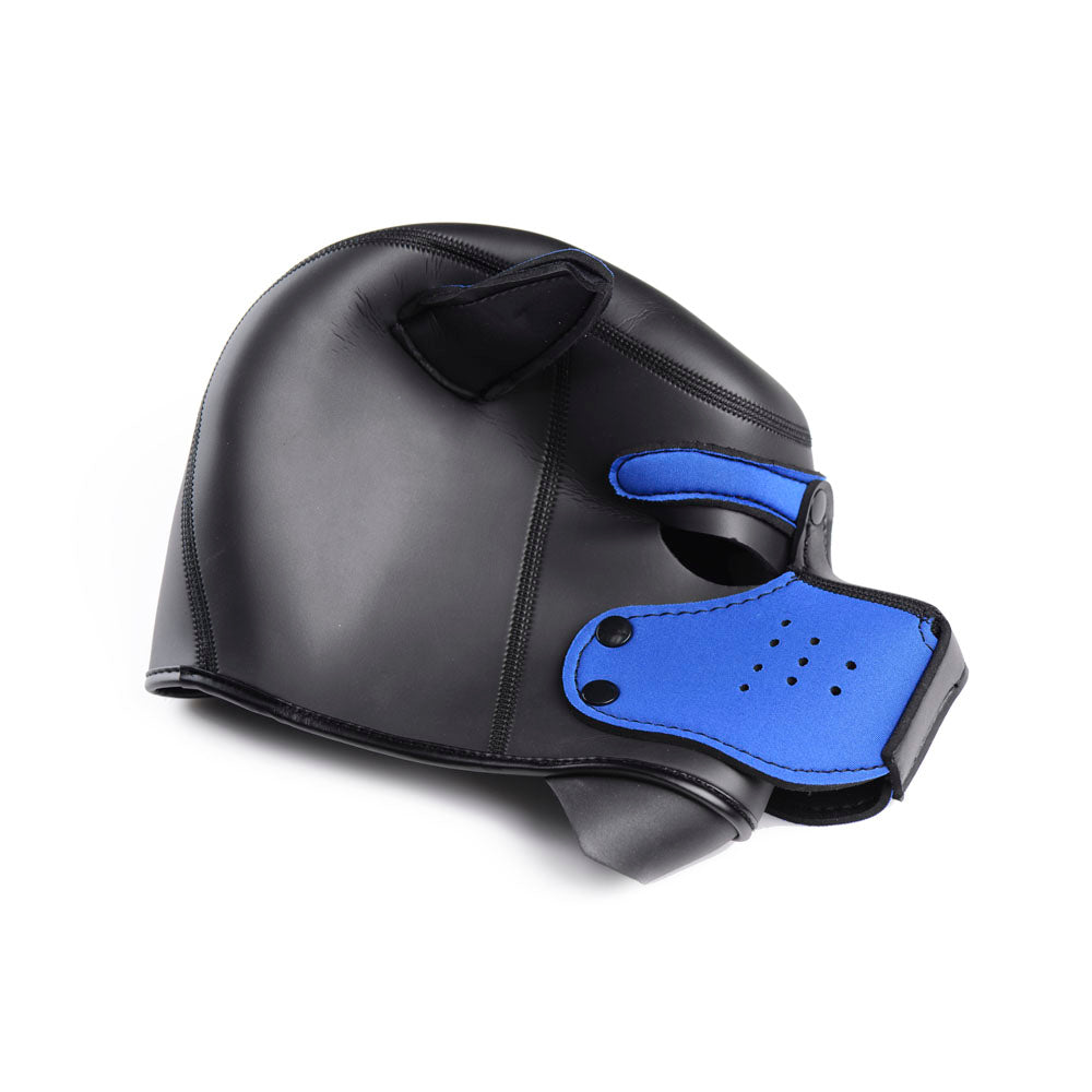 Spike Neoprene Puppy Hood - Blue
