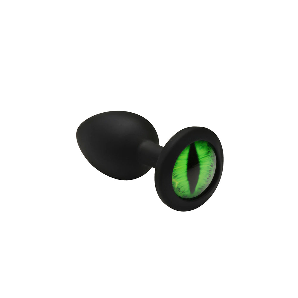 Creature Eye Green Eye Silicone Butt Plug - Small