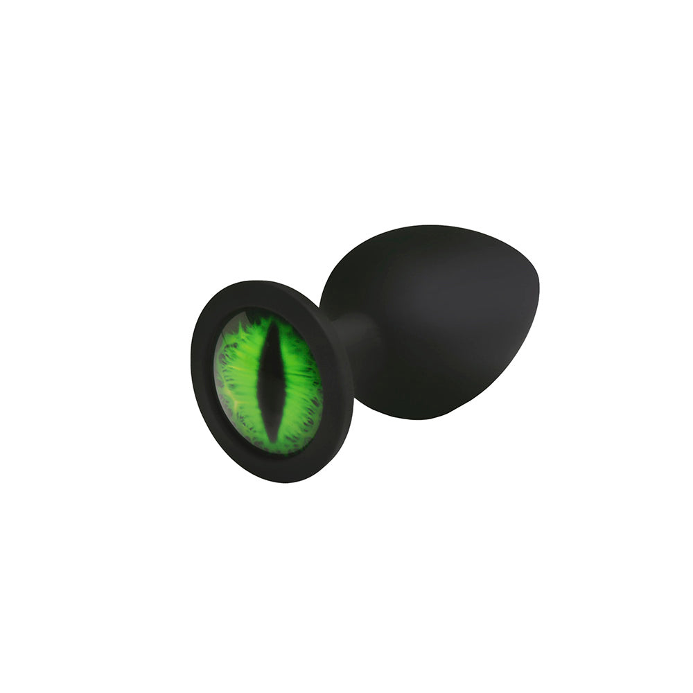 Creature Eye Green Eye Silicone Butt Plug - Small