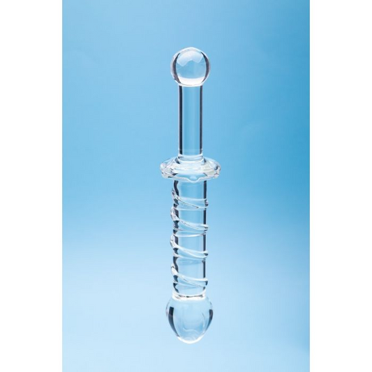 Clarity - Glass Dildo - Elysian Swirl