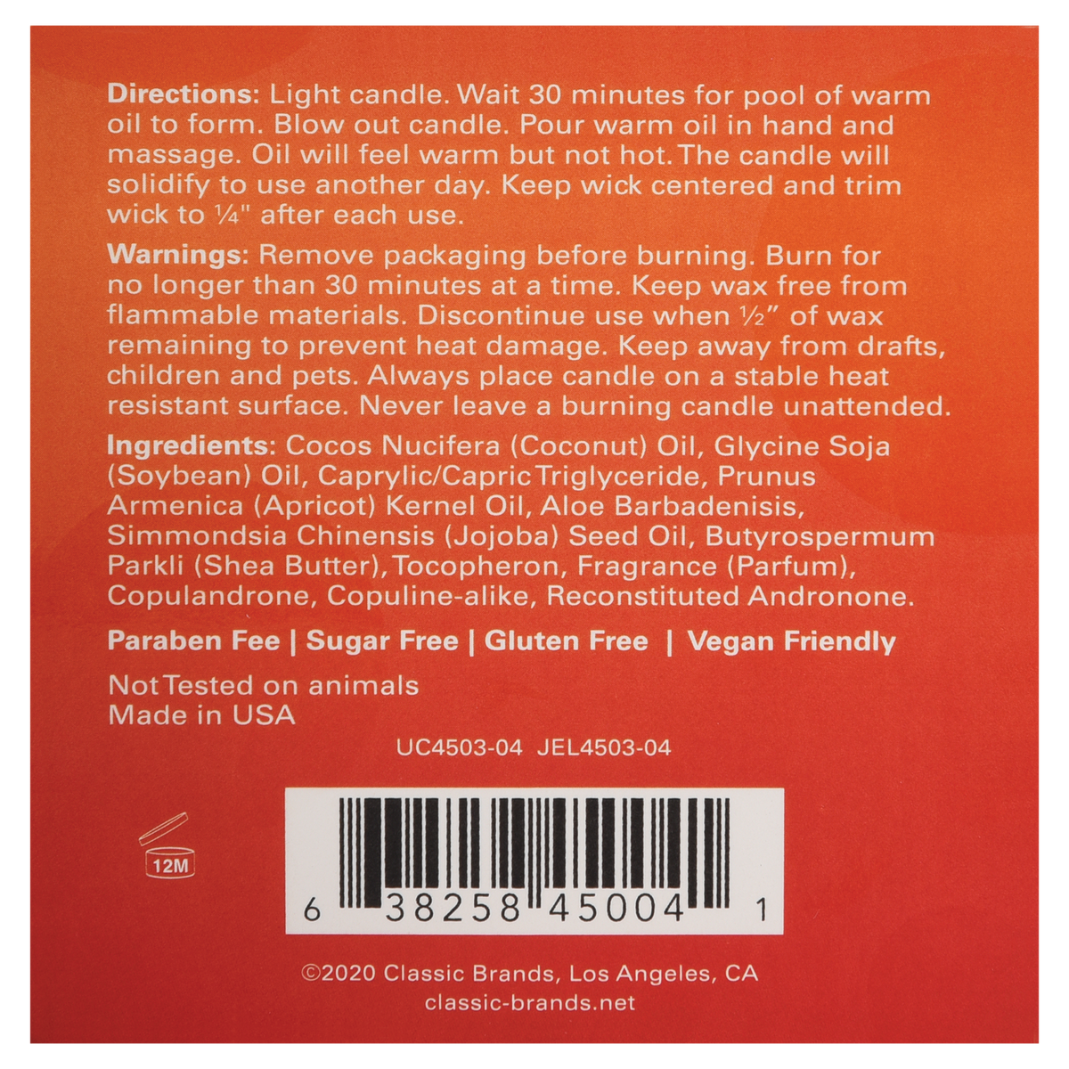 MOOD CANDLES HOT AF - PHEROMONE MASSAGE CANDLE 
